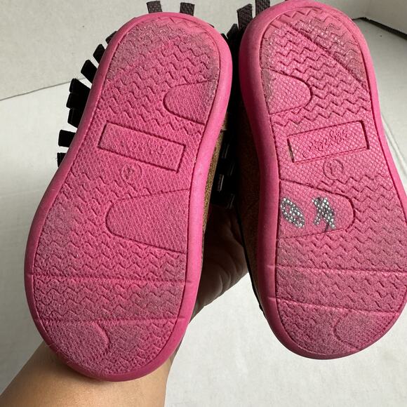 Blazin Roxx Toddler Girls Pink Serape Moccasin Shoe Size 4T - Picture 9 of 9